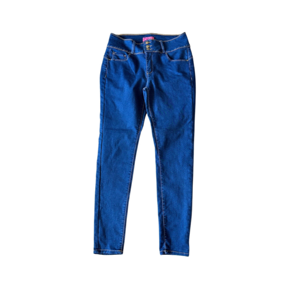 Wax Jean Skinny Jeans Butt, I Love You Stretch Denim Blue Junior Size 11